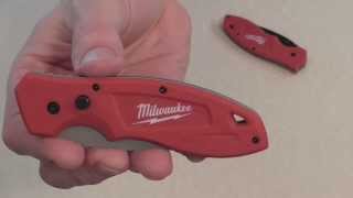 Milwaukee Fastback Knife Review Drop Point