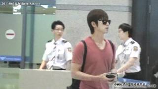 [Fancam] 110619 Incheon Airport (back from Spain)