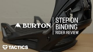 Burton Step On 2018 Binding System Review - Tactics