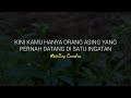 KINI KAMU HANYA ORANG ASING YANG PERNAH DATANG DI SATU INGATAN (Boy Candra) || Musikalisasi Puisi