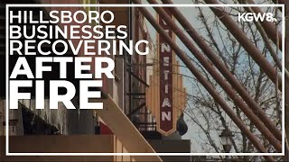 Downtown Hillsboro reopening after devastating fire in January