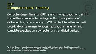 CBT - Computer-based Training