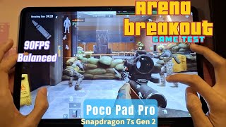 Arena Breakout - Redmi Pad Pro Game Test (aka poco pad pro)