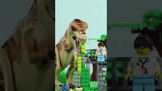 LEGO Jurassic World: Sick T-Rex! STOP MOTION | Billy Bricks #Shorts