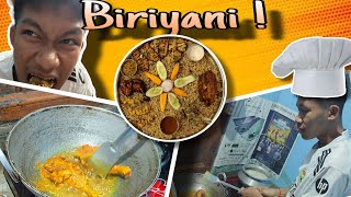 I cooked 🍗 Biriyani! || First Vlog ||