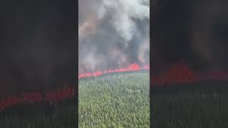 Raging wildfires in western Canda