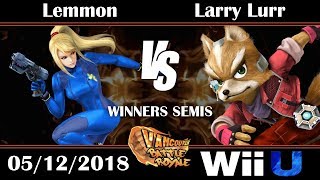 VBR Smash 4 Singles: Winners Semis - Lemmon (ZSS, Bayonetta) vs MSF|Larry Lurr (Fox, Diddy Kong)