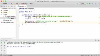 52.Java Tutorial - #52 - toCharArray() Method