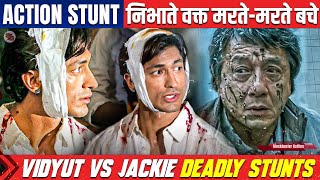 Top 10 Deadly Stunts Of Vidyut Jamwal Vs Jackie Chan, Jackie Chan Stunts Vs Vidyut Jamwal Stunts
