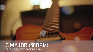 Dreamy Majestic Rock Ballad Guitar Backing Track in G Major