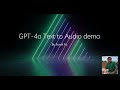 How to convert the text to the audio with Open AI in 4 lines of code - Python