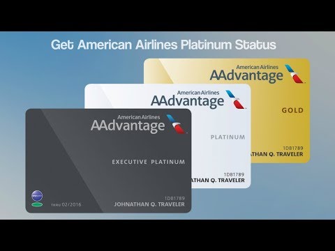 How to get platinum status with American Airlines How to get platinum status with American Airlines