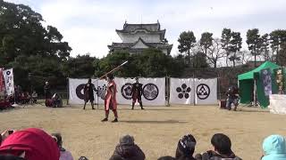 2018.12.09 家清慶太踊　午前演武　名古屋おもてなし武将隊