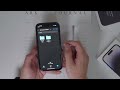 「開箱」iphone 14 pro黑色開箱 u0026黑色極簡應用圖標設置教程 iphone 14 pro space black unboxing u0026 minimal icon wallpaper setup