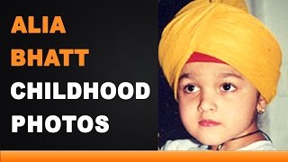 Alia Bhatt Childhood Photos