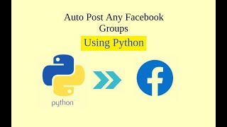Auto Post On Any Facebook Groups | python | Marvelous Programmer