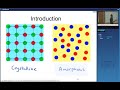 introduction to crystallography lecture part 1