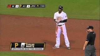 2013/06/12 Marte's four-hit game