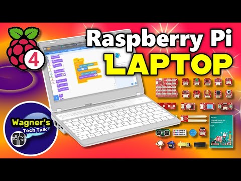 CrowPi L Raspberry Pi4 Laptop Setup + Review