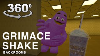 360° VR Grimace Shake in The Backrooms!