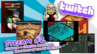 Boardgame Heaven Twitch Stream 02: More C\u0026C and HeroQuest on ZX Spectrum!