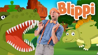 Blippi | Dinosaur Song + MORE ! | Songs for Kids |  Educational Videos for Kids