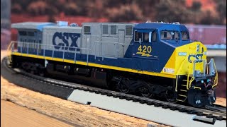 New Ho Scale Locomotive I Got For Christmas 2024 (Ft. Athearn Genesis CSX AC4400CW 420 Unboxing)