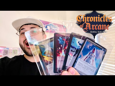 Chronicles of Arcane *NEW* First Look at 1/1 Kickstarter TCG Cards!?