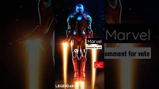 MARVEL VS DC /battle/fans who is best/#ironman #avengers #movie #marvel #superhero #dc#hollywood