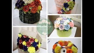 ElleBaking Buttercream Flower 3D Cake เค้กดอกไม้