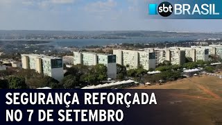 7 de Setembro: mais de 1,3 mil militares farão segurança na Esplanada | SBT Brasil (06/09/22)