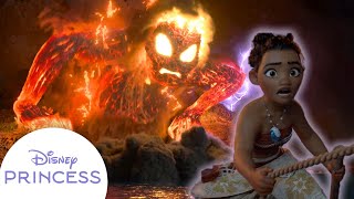 Moana's Final Battle Against Te Kā | Moana | Disney Princess