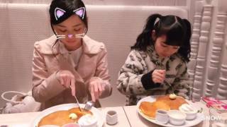 HKT48   荒巻美咲+今村麻莉愛   みるんさんとまりあ、パンケーキ食べる   2017/01/21