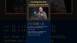How is the List.sublist() method working? - Cracking the Java Coding Interview #java