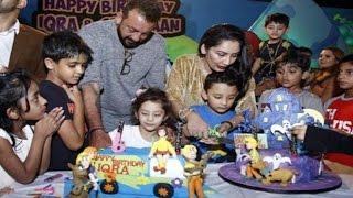 Emotional Sanjay Dutt celebrates his kids birthday for the FIRST TIME
