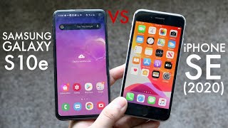 iPhone SE (2020) Vs Samsung Galaxy S10e! (Comparison) (Review)