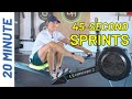 PELOTON of Rowing Workouts? 20 Minute Sprint Intervals - Lap Yourself!