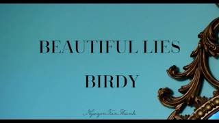 Beautiful Lies ( Birdy) Karaoke instrumental with lyrics