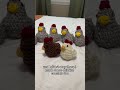 More crochet chickens!