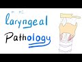 laryngeal pathology singer 👨‍🎤 nodule laryngeal paipilloma and laryngeal cancer