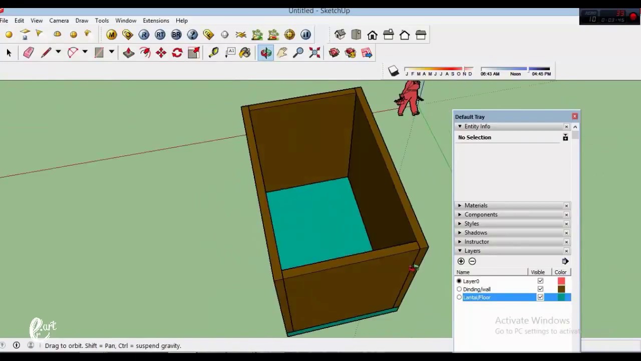 How To Use Layers In Sketchup - Tutorial Sketchup - YouTube