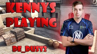 CS:GO - kennyS playing Dust2 on Stream | kennyS stream