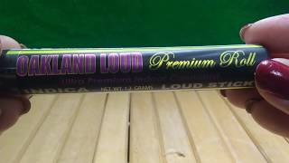 Oakland Loud cannabis preroll unboxing