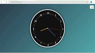 Analog Clock UI Animation ✨ | Short Preview