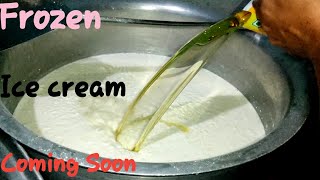 Frozen Ice cream making |#Frozenicecream#Short#shorts#frozendessert #frozendesse