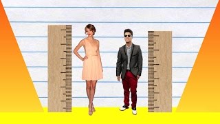 How Much Taller? - Taylor Swift vs Bruno Mars!