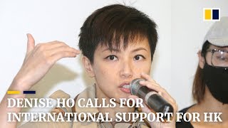 Denise Ho calls for international support for Hong Kong