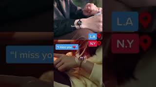 Long Distance Touch Bracelets for Couples -  Smart Connected Touch Couples Bracelets #shorts