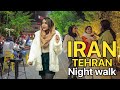IRAN Today 🇮🇷 Night Walk In Tehran after 10 PM ایران