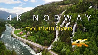 The Majesty of Norway | Mountain Rivers \u0026 Waterfalls in 4K